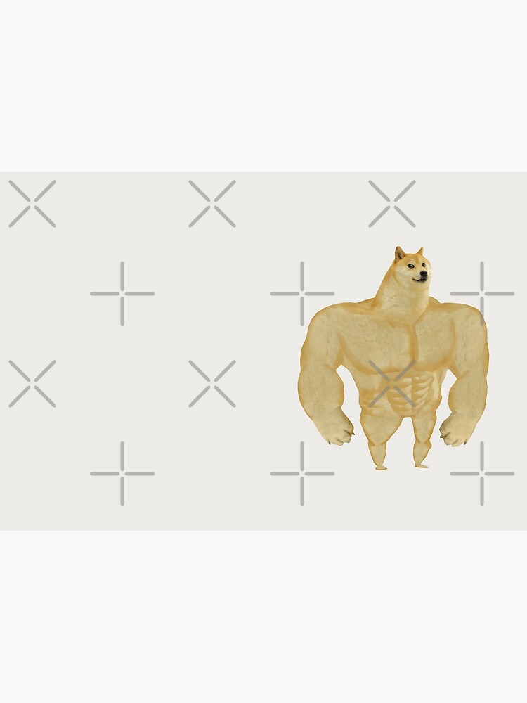 Swole Doge muscular chad dog meme HD High Quality Tank Top for