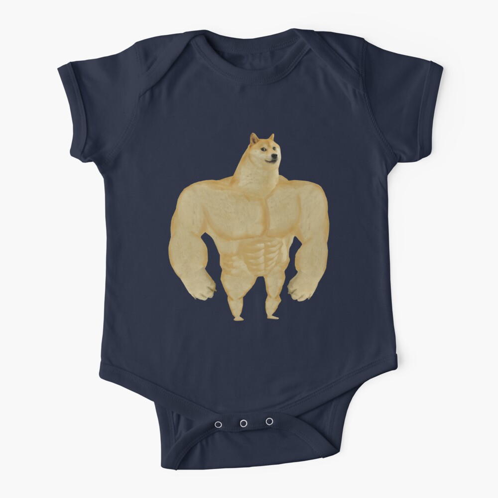 Swole Doge muscular chad dog meme HD High Quality Tank Top for