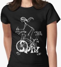 Spin, Spinning, Spin Class, Cycle Women's Fitted T-Shirt