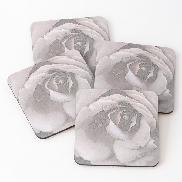 Item preview, BEIGE AND GREY MODERN FLORAL ROSE  designed and sold by Opalbluerose.