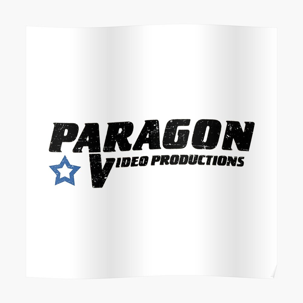 Paragon Video Productions Logo Black Sticker By Boydem Redbubble