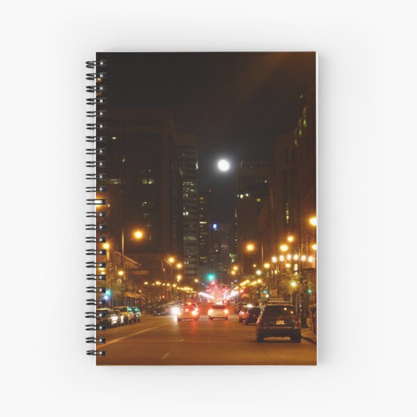 Moon Over My City Spiral Notebook