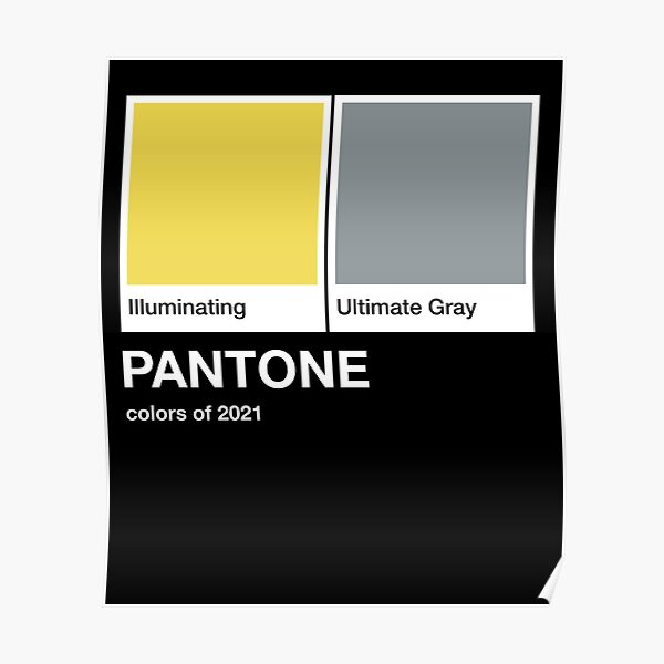 "Colors of 2021" Poster by piastrelli Redbubble