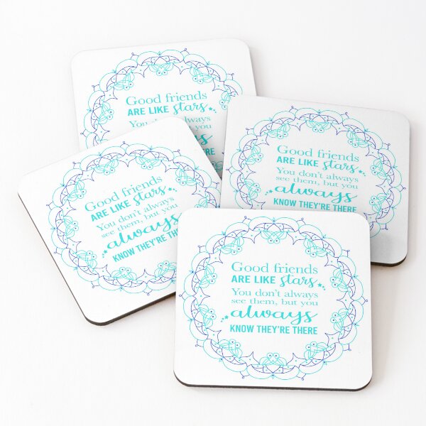 Friendship Coasters for Sale | Redbubble