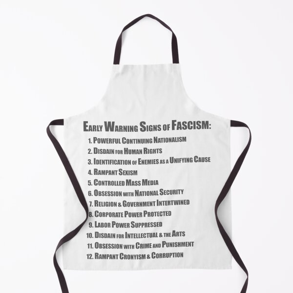 Item preview, Early Warning Signs of Fascism designed and sold by diandlildog.