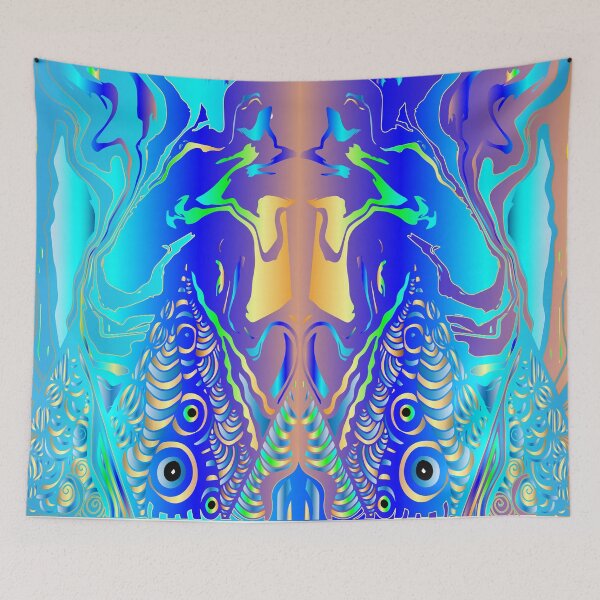 Item preview, Trippy Psychedelic Colorful design  designed and sold by serabaileyy.