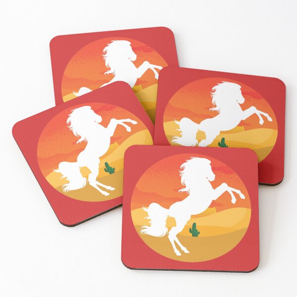 Item preview, Wild Stallion in Colorful Desert designed and sold by Eye on the Blueline.