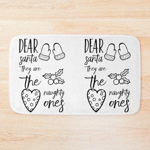 Item preview, Dear Santa they are the Naughty Ones designed and sold by GL Digital Artwork .