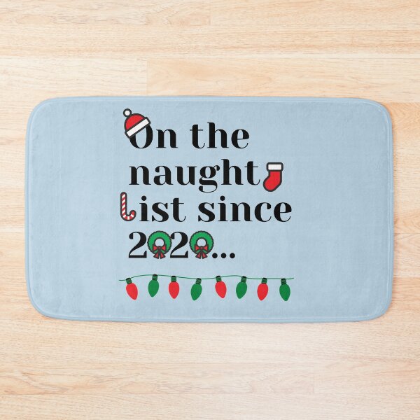 Item preview, On the naughty list since 2020 Funny Christmas motif designed and sold by KeepItSimple089.