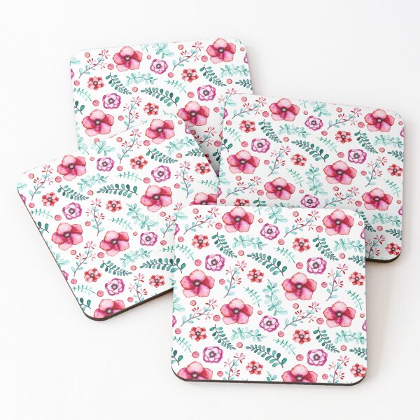 Item preview, Lovely Watercolor Colorful Flower Pattern designed and sold by WOW TeesAndThings.