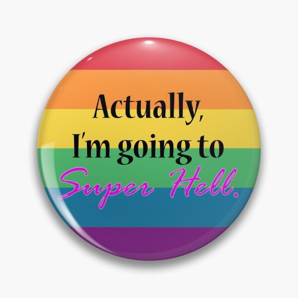 Item preview, Actually, I'm Going To Super Hell designed and sold by aviandalek.