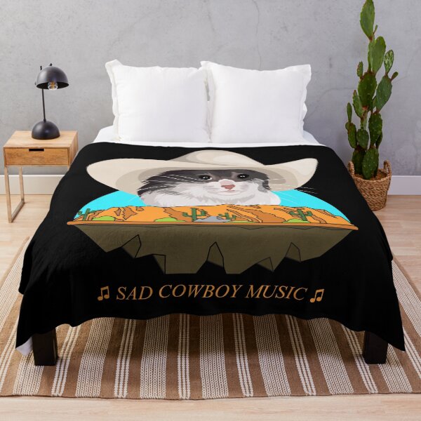 Artikelvorschau, Traurige Katze, die einen Cowboyhut Meme trägt entworfen und verkauft von CelestialHCO.