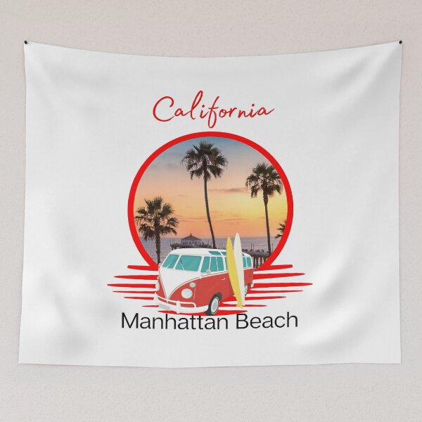 Item preview, Manhattan Beach California  designed and sold by MuscleCarTs.