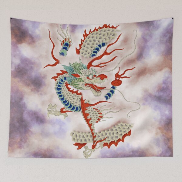 Item preview, Dragon in the Cloud Type C: Minhwa-Korean traditional/folk art designed and sold by minsillust.