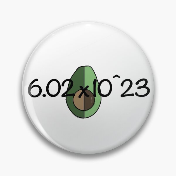 Item preview, Avogadro's Number Avocado Pun designed and sold by junelight19.