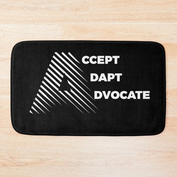 Item preview, Accept Adapt Advocate designed and sold by PrintBrint.