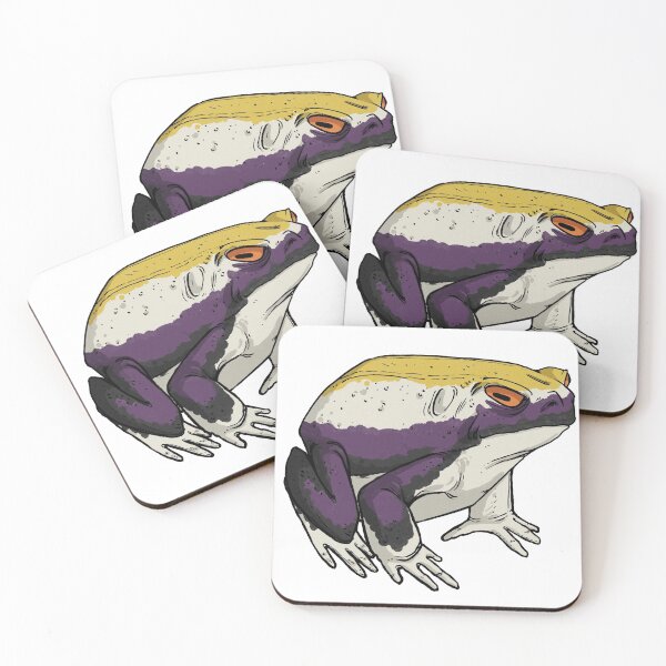 Item preview, nonbinary pride toad designed and sold by R.J.MACC || Art and Design.