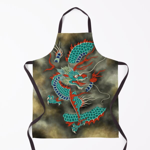Item preview, Dragon in the Cloud Type D: Minhwa-Korean traditional/folk art designed and sold by minsillust.