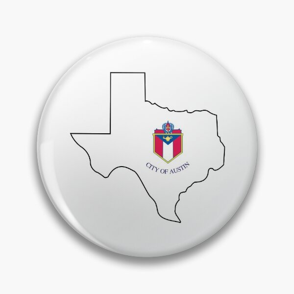 Artikelvorschau, Austin Flagge Texas entworfen und verkauft von State Symbols.