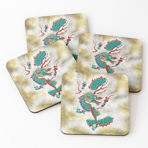 Item preview, Dragon in the Cloud Type E: Minhwa-Korean traditional/folk art designed and sold by minsillust.
