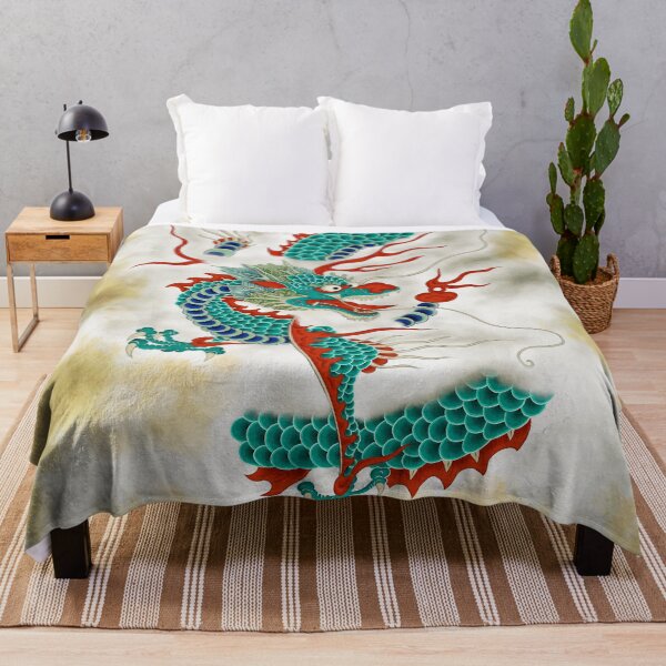 Item preview, Dragon in the Cloud Type E: Minhwa-Korean traditional/folk art designed and sold by minsillust.