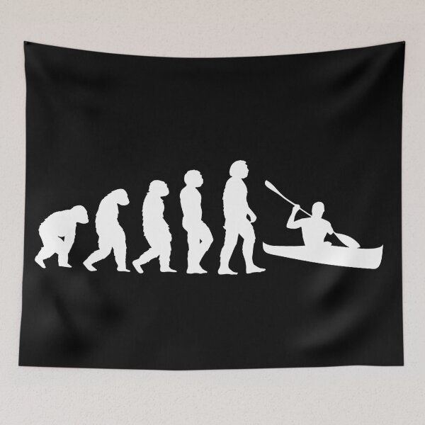 Item preview, Evolution Of Man To Kayaking Vintage, kayac Gift, Canoeing, SUPing And Rafting designed and sold by ArtsyloShop.