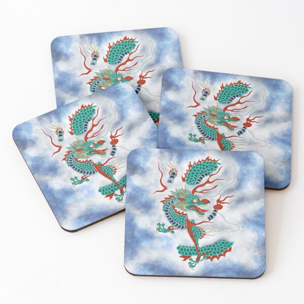 Item preview, Dragon in the Cloud Type F: Minhwa-Korean traditional/folk art designed and sold by minsillust.