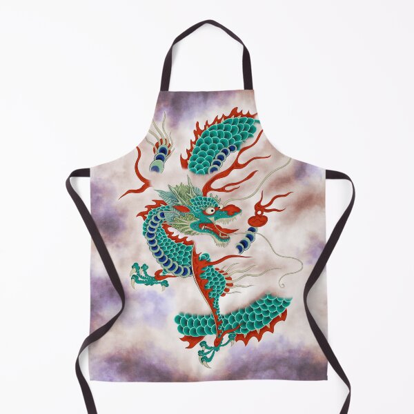 Item preview, Dragon in the Cloud Type G: Minhwa-Korean traditional/folk art designed and sold by minsillust.