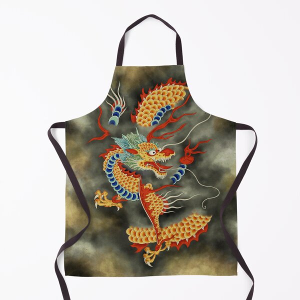 Item preview, Dragon in the Cloud Type H: Minhwa-Korean traditional/folk art designed and sold by minsillust.
