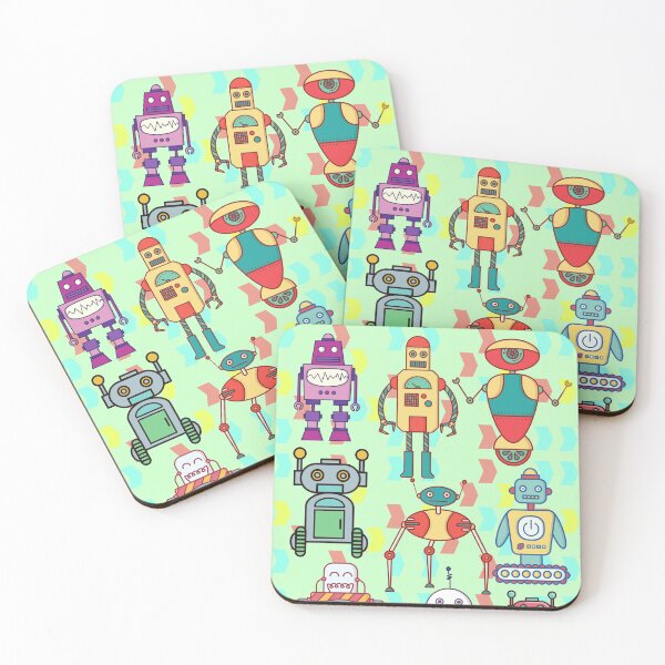 Item preview, Robo Party Tsirt Tee Shirt Cute Funny Kawaii Graphic Cartoony Design for Apparel Accessories Home Decor Skins Totes Bags Wall Art Stickers designed and sold by Rocbebe.