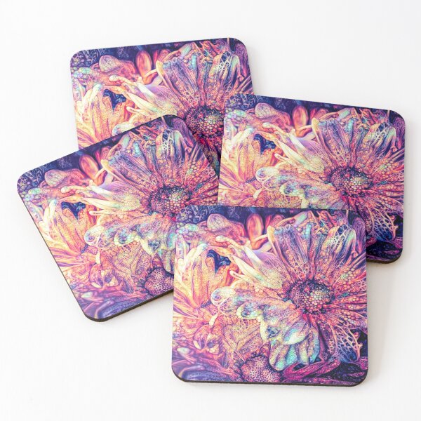Item preview, Fractal daisy flowers designed and sold by Red Witch Art.