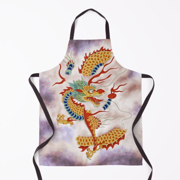 Vista previa del artículo con la obra «Dragón en la nube tipo K: arte tradicional / folclórico minhwa-coreano», diseñado y vendido por minsillust.