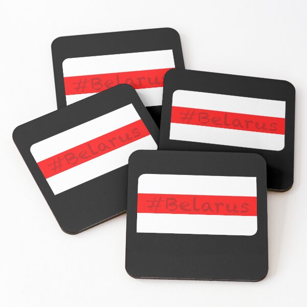 Item preview, Red and White flag of Belarus hashtag Belarus designed and sold by Krukowski.