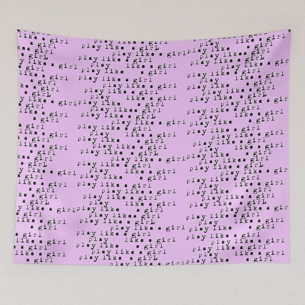Item preview, SARAH FULLER_Play Like A Girl designed and sold by GeiekSheiek.