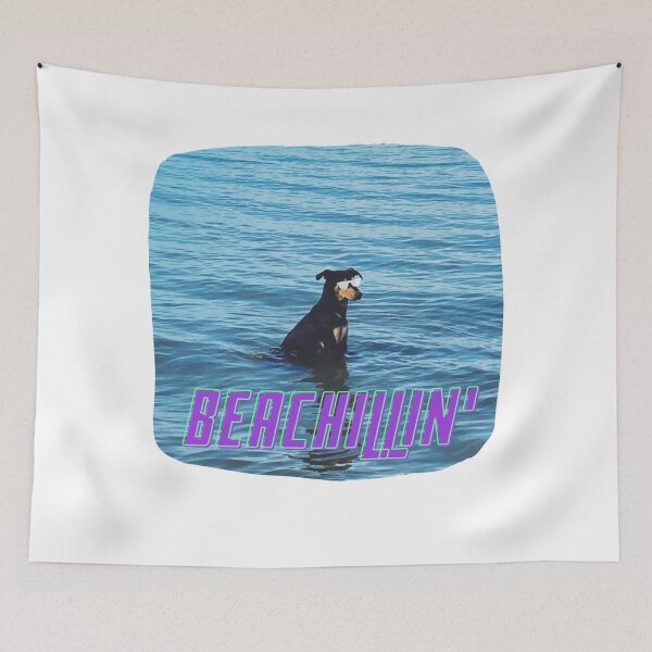 Item preview, Fun dog at the beach designed and sold by SaraDesigns97.
