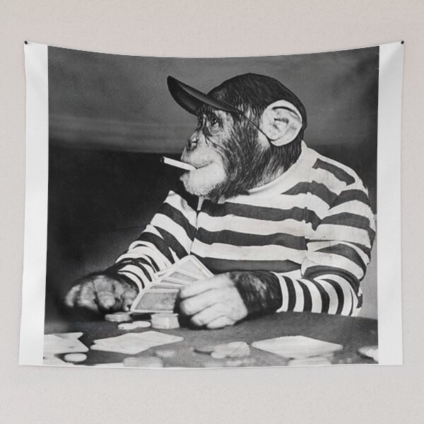 Item preview, SMOKING CHIMP designed and sold by n82camisetas.