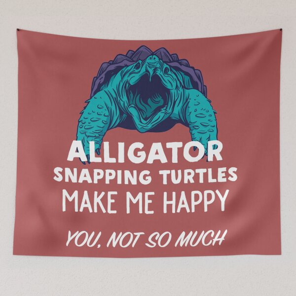 Item preview, Alligator Snapping Turtles Make Me Happy designed and sold by Tranguyen.