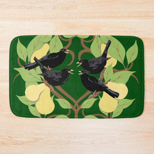 Item preview, 12 Days of Christmas: Four Colly Birds designed and sold by GingkoDragon.
