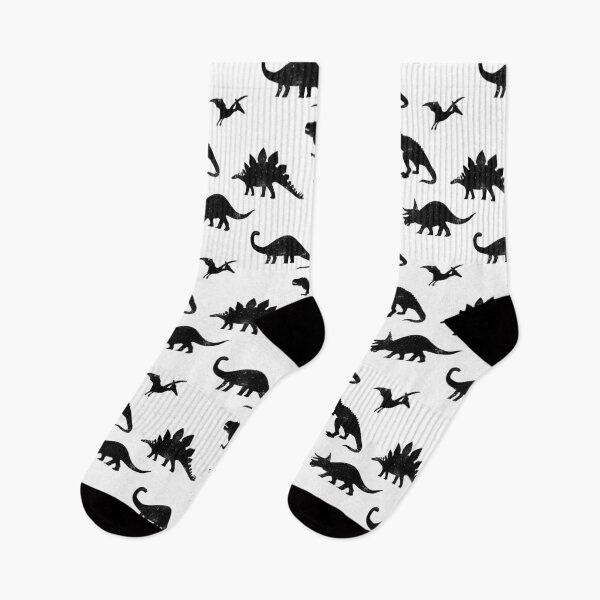 Item preview, Black + White Dinosaurs designed and sold by latheandquill.