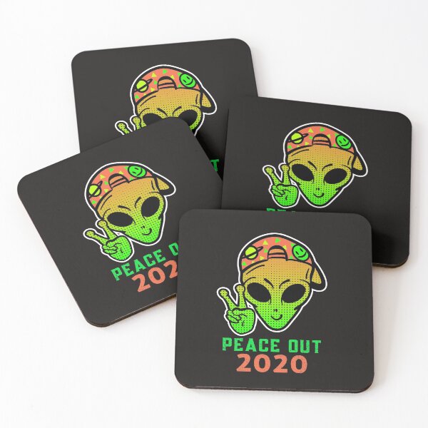 Item preview, Peace Out 2020 Happy New Year Alien designed and sold by davestees506.