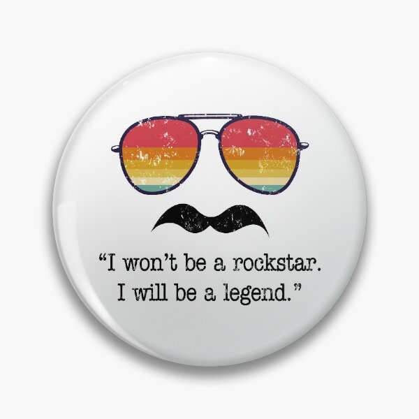 Item preview, I Won't Be A RockStar I'll Be A Legend designed and sold by LoganTurnerS.