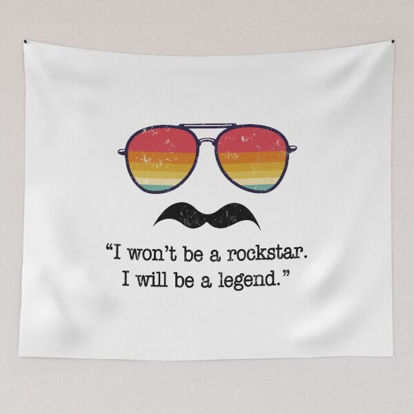 Item preview, I Won't Be A RockStar I'll Be A Legend designed and sold by LoganTurnerS.