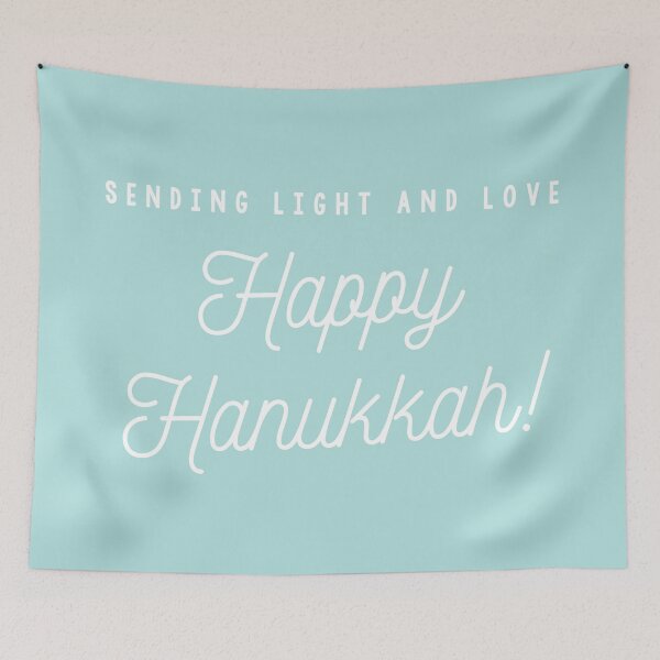 Item preview, Sending Light and Love - Happy Hanukkah! designed and sold by thedailymomfeed.