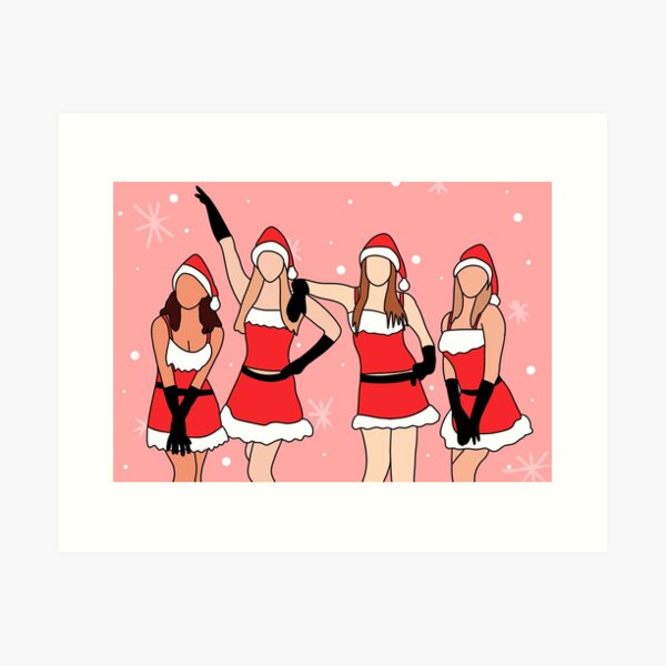  Women's Mean Girls Christmas Costume, Jingle Bell Regina George  Dress, Cady Heron Xmas Outfit, Sexy Santa Hat Large : Clothing, Shoes &  Jewelry