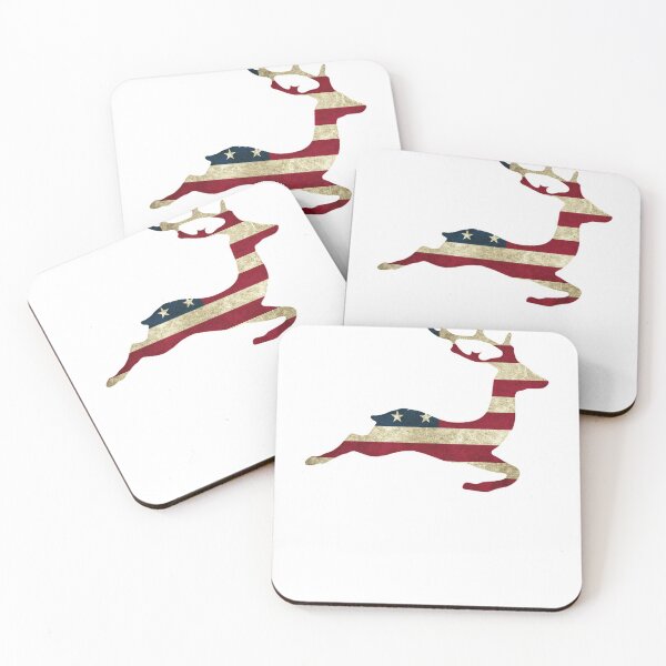 Item preview, American Flag Deer designed and sold by newhuman.