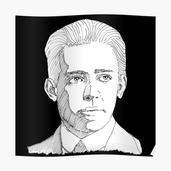 Niels Bohr Sketch Poster For Sale By Kennylucky Redbubble