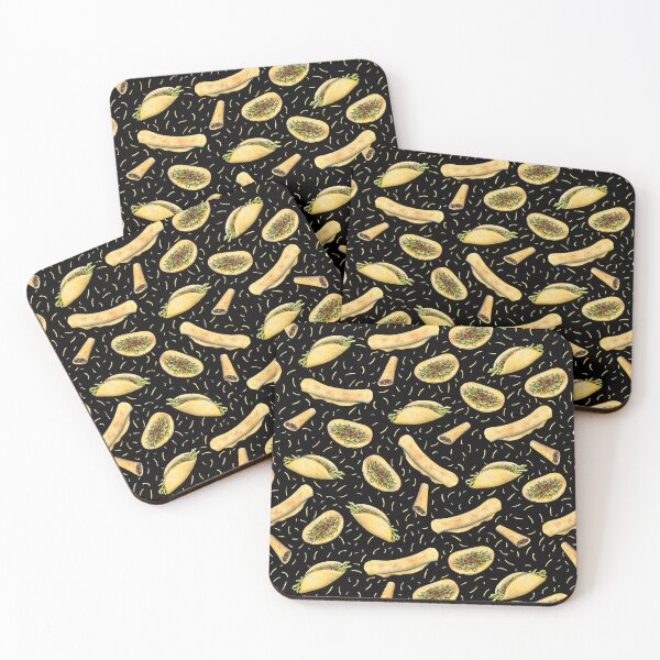 Item preview, Tacos and Burritos on Black designed and sold by Diane Warren.