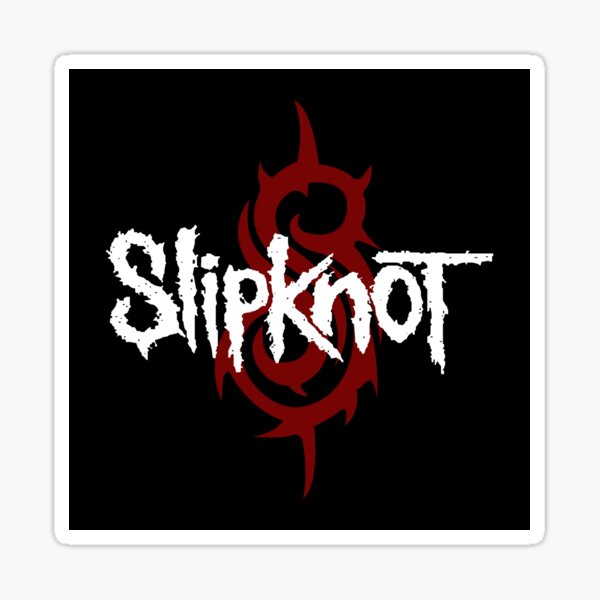 Black Red White Sticker