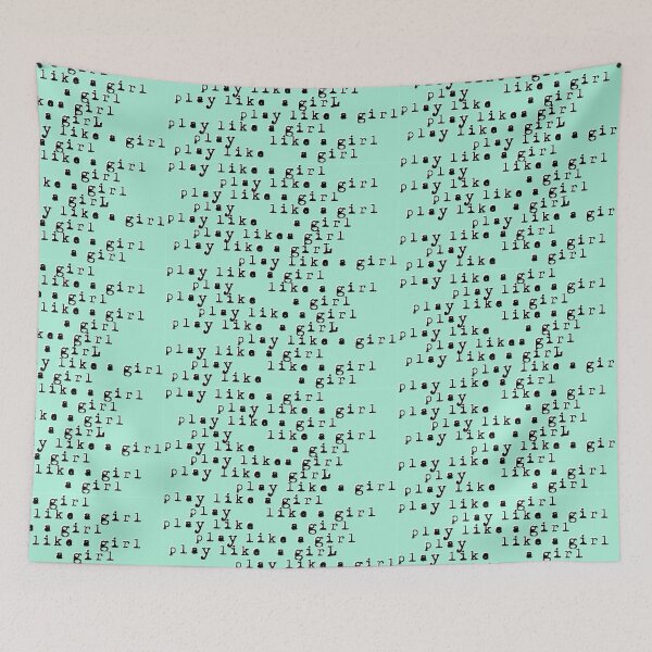 Item preview, SARAH FULLER_Play Like A Girl designed and sold by GeiekSheiek.