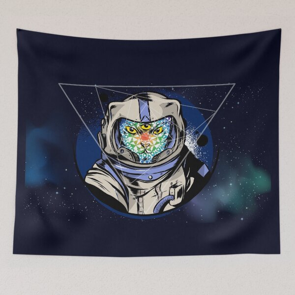 Item preview, Astronaut Mystic Cat designed and sold by EclairVanilla.